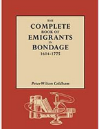 Image for Complete Book of Emigrants in Bondage 1614-1775