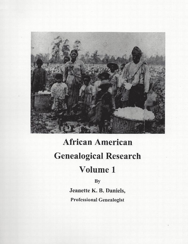 Image for African American Genealogical Research Volume 1 & 2